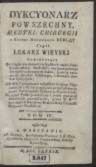 Dykcyonarz Powszechny Medyki, Chirurgii, i Sztuki Hodowania Bydląt Czyli Lekarz Wieyski Zawieraiący Rozciągłe wiadomości wszystkich części sztuki Lekarskiey [...]. T. 4 [Mał-Ogr]