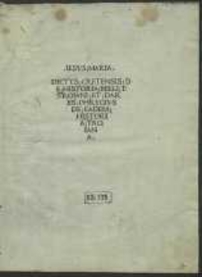 Historia Troiana / ed. Franciscus Faragonius