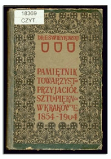 Pamiętnik Towarzystwa Przyjaciół Sztuk Pięknych w Krakowie 1854-1904