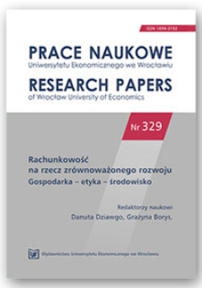 Informacje o środowisku w systemie rachunkowości.