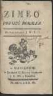 Zimeo : Powiesc Moralna