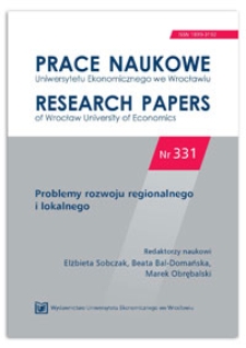 Modelowanie wzrostu gospodarczego na podstawie rozszerzonego modelu Solowa-Swana z uwzględnieniem aspektu przestrzennego.