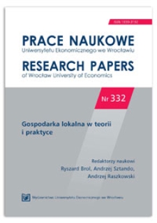 Społeczno-gospodarcze uwarunkowania konsolidacji i dekonsolidacji jednostek samorządu terytorialnego w Polsce.