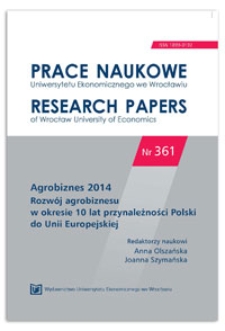 Trendy zmian głównych kierunków produkcji zwierzęcej w Polsce w okresie członkostwa w UE.