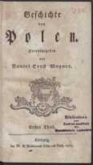 Geschichte von Polen. Th. 1