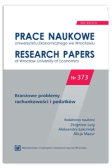 Informacyjne aspekty rachunku kosztów w wycenie kontraktów długoterminowych.