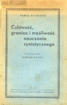 Celowość, granice i możliwość nauczania syntetycznego