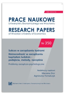 Pomiar poczucia satysfakcji zawodowej. Wyniki badań pilotażowych.