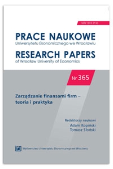 Wartości wskaźników płynności finansowej ponadprzeciętnie rentownych przedsiębiorstw z sektora MSP.