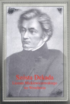 Szósta dekada - suplement do księgi pamiątkowej jubileuszu 50-lecia