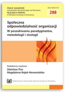 Zrównoważony rozwój i społeczna odpowiedzialność przedsiębiorstw jako fundamenty nowego modelu biznesowego