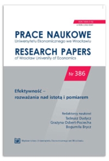 Problematyka pomiaru efektywności układów partnerskich w biznesie