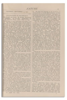 Nature : a Weekly Illustrated Journal of Science. Volume 100, 1917 September 13, [No. 2498]