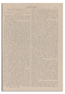 Nature : a Weekly Illustrated Journal of Science. Volume 100, 1917 October 25, [No. 2504]