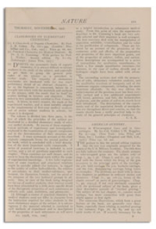 Nature : a Weekly Illustrated Journal of Science. Volume 100, 1917 November 22, [No. 2508]