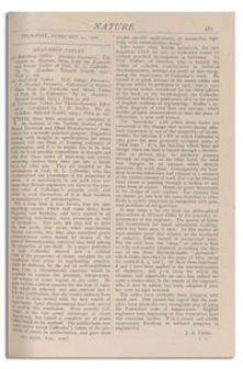 Nature : a Weekly Illustrated Journal of Science. Volume 100, 1918 February 21, [No. 2521]