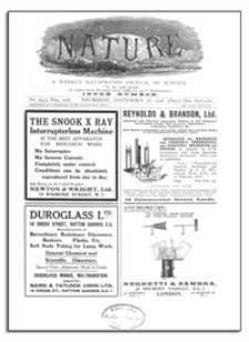 Nature : a Weekly Illustrated Journal of Science. Volume 102, 1918 September 26, [No. 2552]