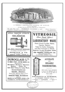 Nature : a Weekly Illustrated Journal of Science. Volume 102, 1918 December 5, [No. 2562]