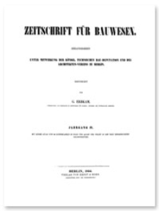 Zeitschrift für Bauwesen, Jr. IV H. 1-2