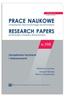 Application of ordinal logit models in the diagnosis of performance measurement system in Polish enterprises. Prace Naukowe Uniwersytetu Ekonomicznego we Wrocławiu = Research Papers of Wrocław University of Economics, 2015, Nr 398, s. 24-35