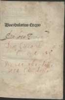 Vocabularius ex quo, Lat.-Germ.