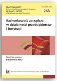 Przydatność informacyjna rachunkowości zarządczej w zarządzaniu przedsiębiorstwem