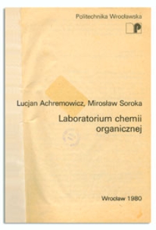 Laboratorium chemii organicznej