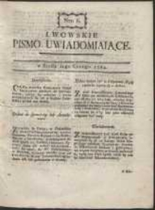 Lwowskie Pismo Uwiadamiaiące. Nr 6