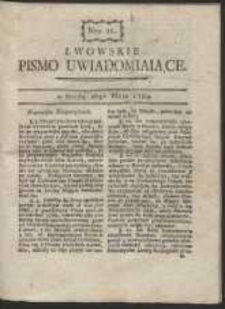 Lwowskie Pismo Uwiadamiaiące. Nr 21