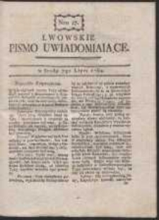 Lwowskie Pismo Uwiadamiaiące. Nr 27