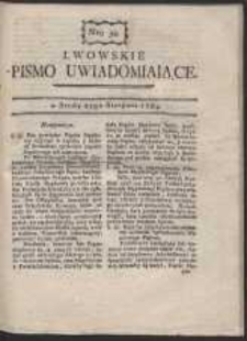 Lwowskie Pismo Uwiadamiaiące. Nr 34