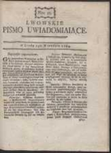 Lwowskie Pismo Uwiadamiaiące. Nr 35