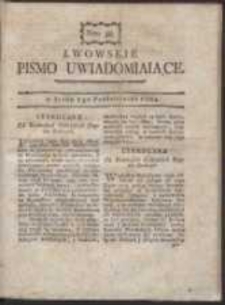 Lwowskie Pismo Uwiadamiaiące. Nr 38