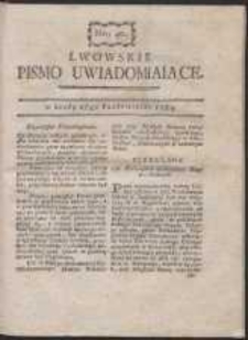 Lwowskie Pismo Uwiadamiaiące. Nr 40