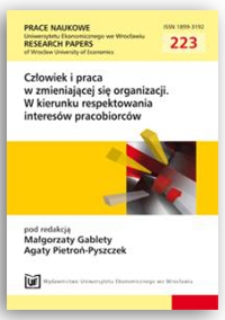 Oddziaływanie zmian w polskim systemie gospodarczym na relacje: kadra kierownicza – pracownicy przedsiębiorstw