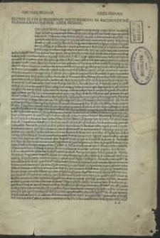 Historiarum ab inclinatione Romanorum imperii decades / Cum additionibus Ioannis Antonii Campani. Pius II papa: Abbreviatio super Decades Blondi. [Var. B]