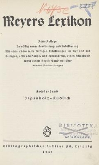 Meyers Lexikon. 6. Bd., Japanholz-Kundlich