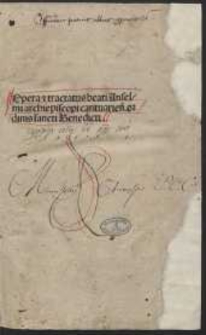 Opera / Cum additionibus Petri Danhauser et Ioannis L&ouml;ffenholtz