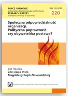 Modelowe ujęcie społecznej odpowiedzialności przedsiębiorstw