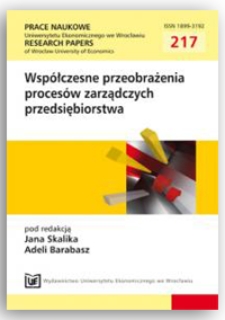 Wirtualność i organizacja wirtualna (rozważania deskryptywno- epistemologiczne). Prace Naukowe Uniwersytetu Ekonomicznego we Wrocławiu = Research Papers of Wrocław University of Economics, 2011, Nr 217, s. 21-28