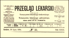 Przyczynek do nauki o leczeniu ran, Przegląd Lekarski, 1884, R. 23, nr 30, s. 411-412