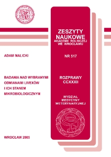 Badania nad wybranymi odmianami livexów i ich stanem mikrobiologicznym