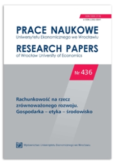 Sprawozdawczość środowiskowa – światowe trendy ujawniania informacji środowiskowych