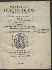 Historia Bohemica