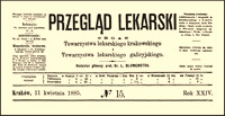 O laparotomii w przypadkach przedziurawienia żołądka i jelita : wykład wypowiedziany na Zjeździe przyrodników w Magdeburgu przez prof. Mikulicza, Przegląd Lekarski, 1885, R. 24, nr 15, s. 208-211