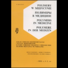 Polimery w Medycynie = Polymers in Medicine, 2013, T. 43, nr 4