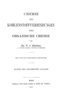 Chemie der Kohlenstoffverbindungen oder Organische Chemie