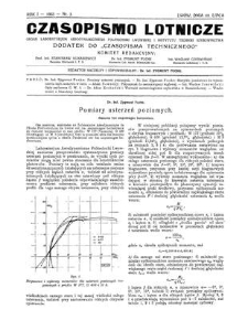 Czasopismo Lotnicze. R. 1, 10 lipca 1933, Nr 3