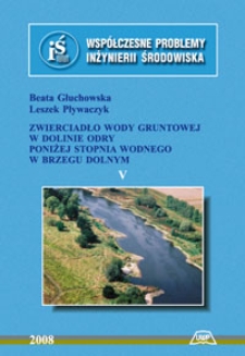 Zwierciadło wody gruntowej w dolinie Odry poniżej stopnia wodnego w Brzegu Dolnym