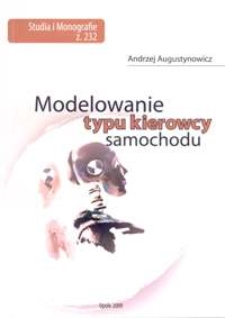 Modelowanie typu kierowcy samochodu